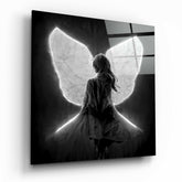 Me Flying Glass Wall Art  || Designer Collection | Insigne Art Design.